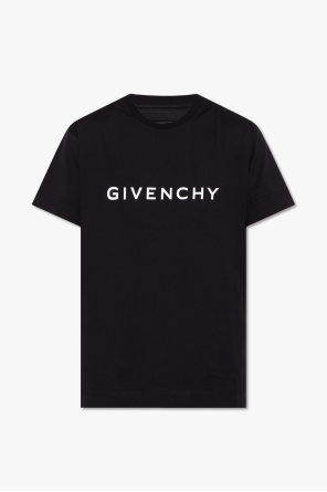 Biały T-shirt z logo Givenchy - Vitkac Polska